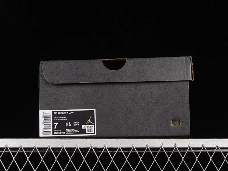 All categories Air Jordan Jordan series basketball shoes Air Jordan 1 Low Air Jordan 1 Low "White Toe" AJ1 Joe 1 small black red toe low-top basketball shoes 553558-063